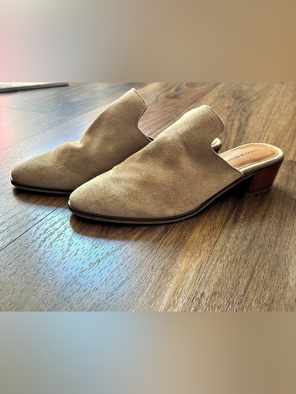 Lucky Brand Myrila Mule Brown Leather Mules US 10M